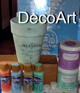 DecoArt Chalky Finish and paints